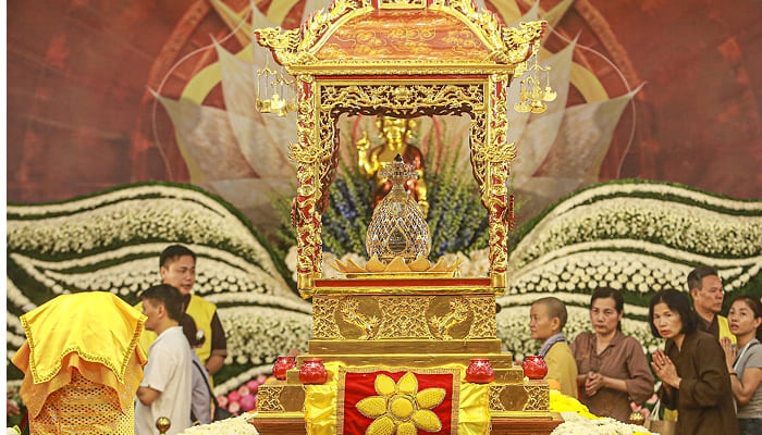 Schedule of the Sacred Relic Procession of Shakyamuni Buddha to Tam Chuc Pagoda, Ha Nam